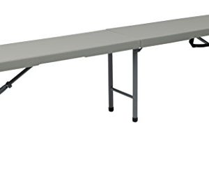 Office Star PC-15F Outdoor Bench, 6', White