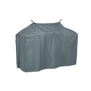 Classic Accessories Storigami Easy Fold Water-Resistant 58 Inch BBQ Grill Cover, Monument Grey