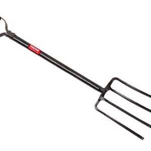 TABOR TOOLS Digging Fork, Steel Shaft, Super Heavy Duty 4 Tine Spading Fork, Virtually Unbreakable Garden Fork, 40 Inch Length. J59A.
