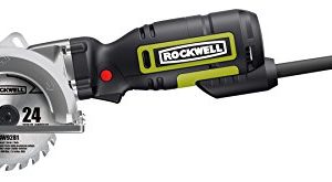 Rockwell RK3441K 4-1/2” Compact Circular Saw, 5 amps, 3500 rpm with Dust Port and Accessory Kit