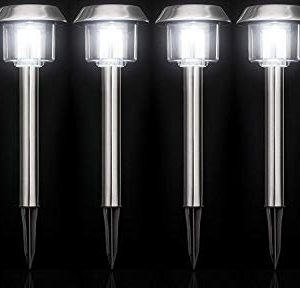 Signature Garden 6 Pack Solar Garden Lights - Super-Bright ...