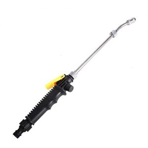 High Pressure Washer, Pstarts 2-in-1 Adjustable Nozzles Detachable Hose Portable Cleanner Fits Standard Hose, Household Garden Watering Brush Car Outdoor High Window Washing Tool