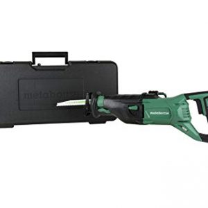 Metabo HPT Reciprocating Saw | Corded | 11-Amp | Variable Speed | Orbital Function Switch | Bevel Gear Drive System | Adjustable Pivot Foot (CR13VST)