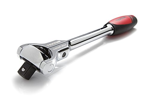 TEKTON 1/2-Inch Drive by 12-Inch Quick-Release Swivel Head Ratchet, 72-Tooth Round Head | 1492