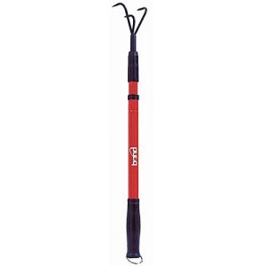 Bond Manufacturing 3-Tine Non Bond LH012 Cultivator with Telescopic Handle & Non-Slip Grip, Red