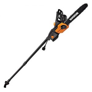 WORX WG309 8 Amp 10" 2-in-1 Electric Pole Saw & Chainsaw with Auto-Tension