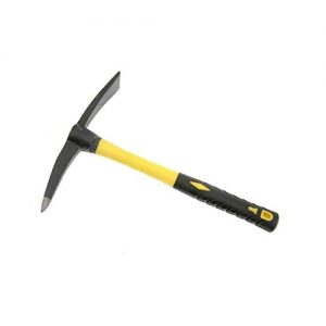 Mattock with Plastic Handle Pickaxe Pick Mattock Pick Axe Hoe for Yard Garden Flower Beds Planting Prospecting Camping (S)