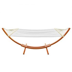 ONCLOUD Hammock Wood Arc Stand with Double Hammock (10.5 ft)