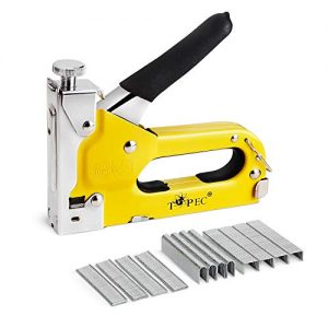 Staple Gun, 3 in 1 Manual Nail Gun with 1800 Staples - Heavy Duty Gun for Upholstery, Fixing Material, Decoration, Carpentry, Furniture