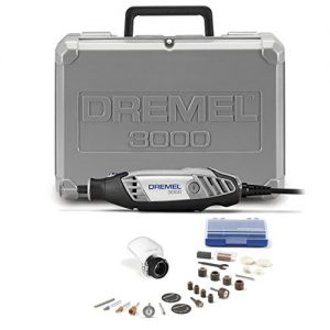Dremel 3000-1/25 Variable Speed Rotary Tool Kit- 1 Attachment and 25 Accessories- Grinder, Mini Sander, Polisher, Router, and Engraver- Perfect for Routing, Metal Cutting, Wood Carving, and Polishing