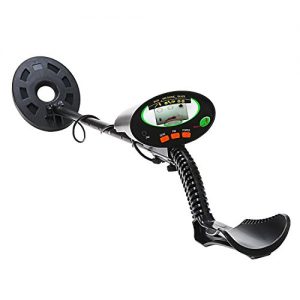 NALANDA Metal Detector with All Metal and Pinpoint Modes, High Accuracy Coin, Jewelry, Treasure Finder with LCD Display and Waterproof Search Coil for Adults and Kids