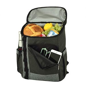Picnic at Ascot Cooler Backpack- Large 30 Can capacity- Lightweight Insulated & Leak-Proof for Men & Women- Camping, Hiking, Beach, Park or Day Trips