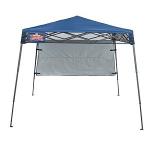 Backyard Champs Backpack 36' 7'x7' Instant Canopy: Midnight Blue Top, Gray Frame