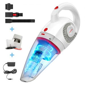 GeeMo Handheld Vacuum Cleaner 8500PA Wet Dry Powerful Cyclonic Suction Lightweight Quick Charge Vacuum Cleaner Cordless for Home&Car X4