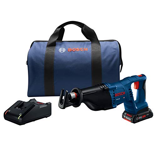 Bosch Power Tools Reciprocating Saw Kit - CRS180-B15 18V D-Handle Saw w/ (1) 4.0 Ah CORE Battery