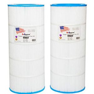 2 Pack Replacement for Pentair Clean and Clear 100 R173215 590542, Unicel C-9410, Pleatco PAP100, Filbur FC-0686 All American AA-P100 Replacement Swimming Pool Filter Cartridge