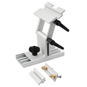 Adjustable Replacement Tool Rest Sharpening Jig for 6 inch or 8 inch Bench Grinders and Sanders BG | Features Internal Lock Washers for Extra Platform Stability