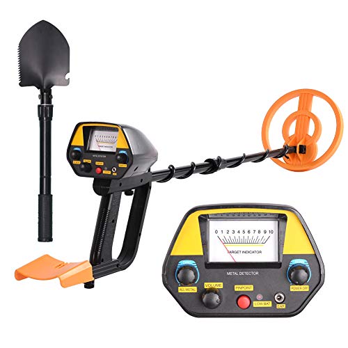 Metal Detector, Waterproof Detectors with Pinpoint Function for Adults High Accuracy Metal Finder with Accessories Shovel