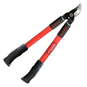 TABOR TOOLS GL18A Small Bypass Lopper, Short Bypass Tree Trimmer, Chops Branches with Ease, Branch Cutter with 1.25 Inch Clean Cut Capacity.