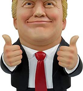 DWK - Running Strong - Collectible Donald Trump Caricature Indoor Outdoor Figurine Two Thumbs Up with 2020 Campaign Hat Political Novelty Home Office Garden Décor Accent, 10-inch