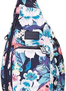 Vera Bradley Women's Recycled Lighten Up ReActive Mini Sling Backpack, Garden Picnic, One Size