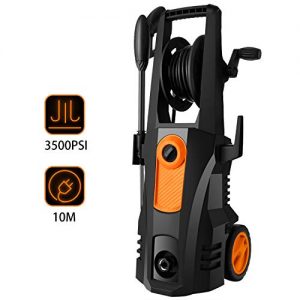 TEANDE Electric Pressure Washer, 3500 MAX PSI 2.60 GPM High Electric Pressure Washer, Power Washer with Hose Reel
