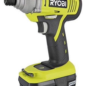Ryobi P1870 18V Lithium Ion Battery Powered 1/4 Inch 1,500 Inch Pound Impact Driver Kit (P234 Impact Driver, P102 18V Battery and P119 Charger Included)