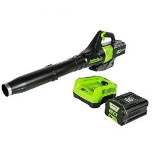 Greenworks 80V Jet Electric Leaf Blower, 2.5Ah Battery and Charger Included
