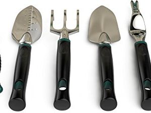 Pro Garden Gear Gardening Tool Set for The New or Seasoned Gardener. Ergonomic Tools Kit Built to Last. with Tote Bag So Your Supplies are Kept Away from Kids and Safely Stored. Best Gardening Supply