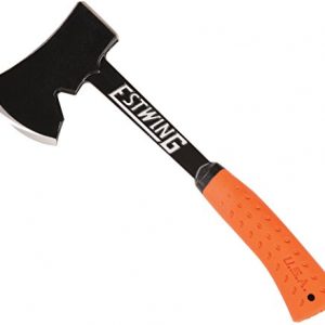 Estwing Camper's Axe - 14" Hatchet with Forged Steel Construction & Shock Reduction Grip - EO-25A