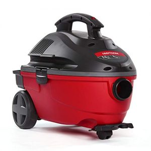 CRAFTSMAN 17612 4 Gallon 5.0 Peak HP Wet/Dry Vac, Portable Shop Vacuum with Attachments, Red (9-17612)