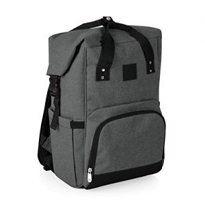 ONIVA - a Picnic Time brand OTG Roll-Top Cooler Backpack, Heathered Gray