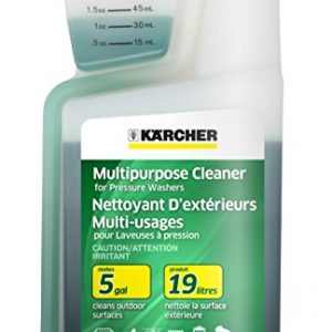 Karcher Multi-Purpose Cleaning Detergent Soap Cleaner for Pressure Power Washer, 1-Quart