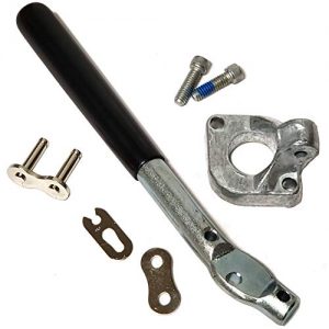 RuggedMade Energy Hydraulic Log Splitter Valve Lever Handle, Mounting Bracket and Chain Assembly
