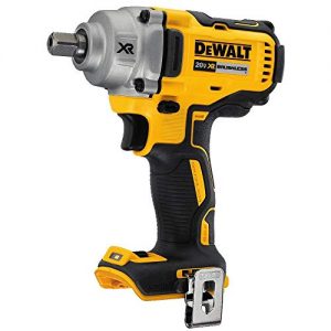 DEWALT 20V MAX XR Cordless Impact Wrench Kit with Detent Pin Anvil, 1/2-Inch, Tool Only (DCF894B)