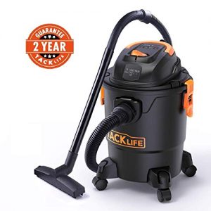 TACKLIFE Wet Dry Vacuum 5.5 hp, 5 Gallon Shop Vac with Wet Suction/Dry Suction/Blowing 85CFM Wide Cleaning Range, Suitable for Home, Garden,Garage, Workshop or Vehicles