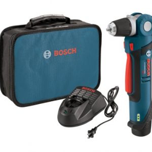 Bosch PS11-102 12-Volt Lithium-Ion Max 3/8-Inch Right Angle Drill/Driver Kit with (1) High Capacity Battery and Charger