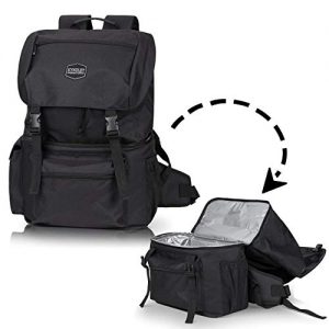 Kyndley Insulated Backpack Cooler. Lightweight Durable Leak Proof Cooler Bag for Hiking, Travel