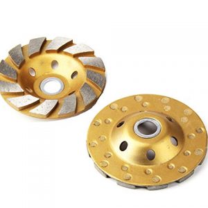 4 Inch Concrete Turbo Diamond Grinding Cup Wheel 12 Segs Heavy Duty Angle Grinder Wheels for Angle Grinder