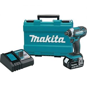 Makita XDT111-R 18V LXT 3.0 Ah Cordless Lithium-Ion 1/4 in. Hex Impact Driver Kit (Renewed)