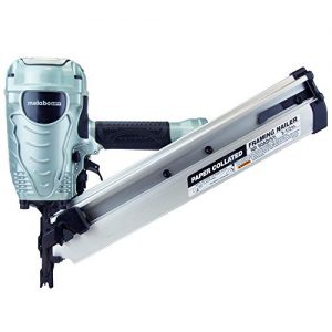 Metabo HPT Framing Nailer, 2" up to 3-1/2" Paper Collated Framing Nails, .113 - .148, 30 Degree Magazine, Pneumatic (NR90ADS1)