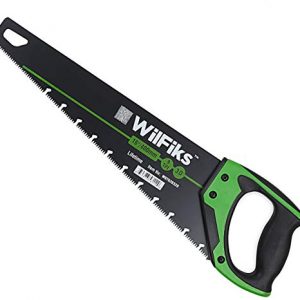 WilFiks 16” Pro Hand Saw, Perfect for Sawing, Trimming, Gardening, Pruning & Cutting Wood, Drywall, Plastic Pipes & More, Razor Sharp Blade, Comfortable Ergonomic Non-Slip Handle