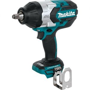 Makita XWT08Z LXT Lithium-Ion Brushless Cordless High Torque Square Drive Impact Wrench, 18V/1/2"