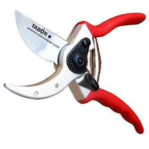 TABOR TOOLS S3A Bypass Pruning Shears, Classic Model, Great for M-L Size Hands. Professional Sharp Secateurs, Hand Pruner, Garden Shears, Clippers for The Garden.