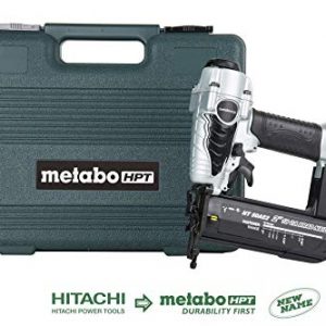 Metabo HPT NT50AE2 Pneumatic Brad Nailer, 5/8-Inch up to 2-Inch Brad Nails, 18 Gauge, Tool-less Depth Adjustment, Selective Actuation Switch, 5-Year Warranty (Renewed)