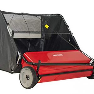 CRAFTSMAN 42 22-cu ft Hi-Speed Tow Lawn Sweeper, Red