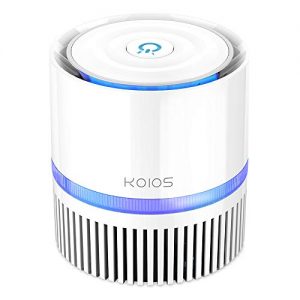 KOIOS Air Purifier, Air Cleaner with 3-in-1 True HEPA Filter for Home Bedroom Office, Desk Air Purifiers for Allergies and Pets, Odor Eliminator for Smoke Dust, Night Light, Available for California