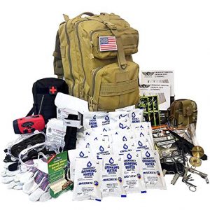 EVERLIT Complete 72 Hours for 2 People Earthquake Bug Out Bag Emergency Survival Kit. Be Prepared for Hurricanes, Floods, Tsunami, Other Disasters