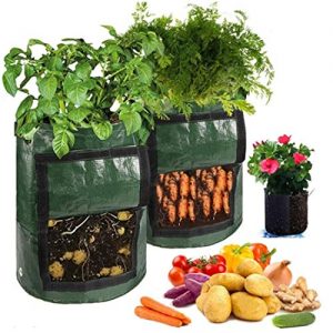Shangjie Town Smart Plant Grow Bags for Potato/Plant Container/Flowers Pots/Garden Decoration with Handles
