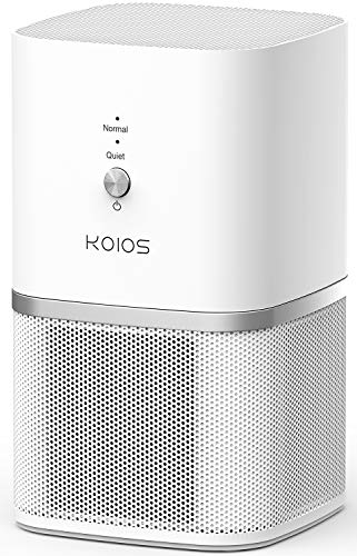 KOIOS Air Purifier, True HEPA Filter Air Purifier for Home, Offices & Bedrooms, Air Cleaner for Allergies and Pets, Smokers, Mold, Pollen, Dust, Whisper-Quiet, 100% Ozone-Free